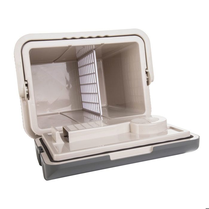 Glacière électrique 21 litres 12V / 230V Voiture et Camping Camry CR 8065 50W Gris 31551