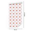 Wallpaper Flowers White and Coral, Coral Background for Living Room and Bedroom 50x1000