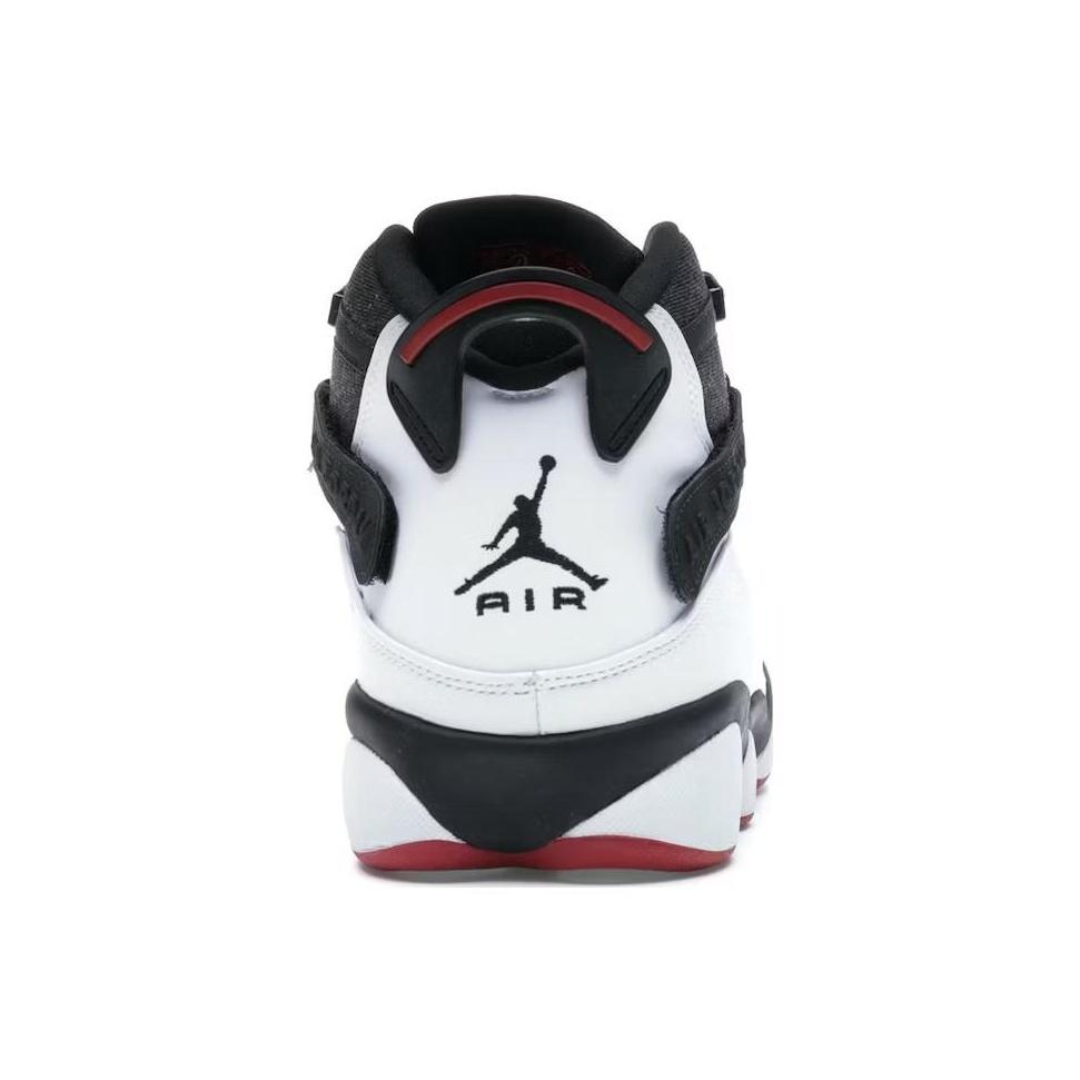 New JORDAN 6 Rings Black White Gym Red 322992-012