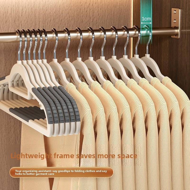 Untraceable Clothes Hanger, Anti-slip and Anti-shoulder Corner Clothes Drying Rack, Household Wardrobe Clothes Hanger, Clothes Support
