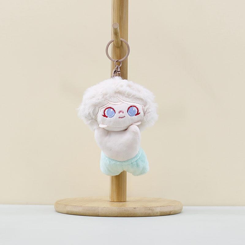 Cozy And Cute Cotton Doll Plush Toy Keychain Ideal Bag Charm And Gift For Girls