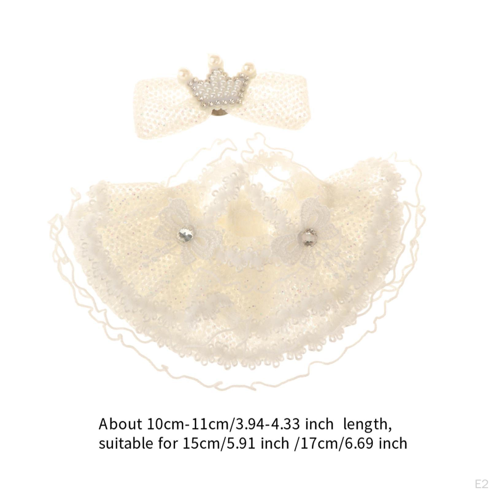 Очаровательный комплект юбок с подвязками для кукол ростом 6 дюймов синий — фото 4