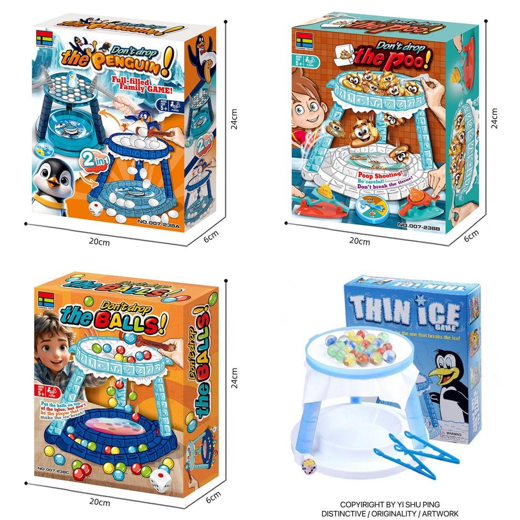 Penguin Break Ice Interactive Game For Family Fun And Party Entertainment
