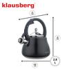 Czajnik Stalowy Z Gwizdkiem 2,8L Klausberg Kb-7918