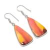 Natural Mookaite Gemstone 925 Sterling Silver Jewelry Earring 1.85" AEE-11195
