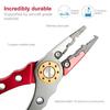 Rebirth PLUS Aluminum Alloy Multifunctional Fishing Pliers - Ring Opener, Line Cutter, and Fish Control Tool for Saltwater Fishing