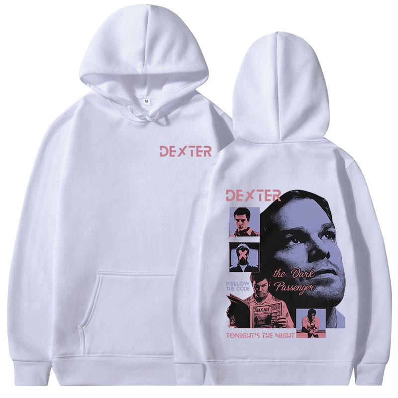 TV Play Dexter Morgan Hoodies Men Women Clothing Keep Warm Fleece Hooded Sweatshirts Fashion Vintage Gothic Oversized Pullovers