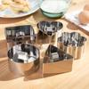 Stainless Steel Mousse Ring & Cookie Cutter Set