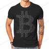 Blockchain Bitcoin Binary Tshirt Graphic Unisex Tops Vintage Grunge Summer Cotton Short Sleeve Harajuku T Shirt