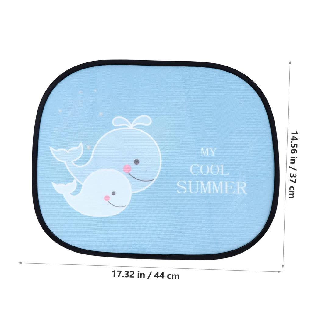 VORCOOL Car Sunshade Film Sunshade Cartoon Car Blinds Sunshade Curtains Sunshade Window Covers Car Cartoon Window Shields 2-Piece
