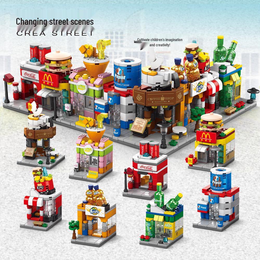 City Architecture Building Blocks Set: Compatible with Lego, Educational Toy for Boys & Girls
