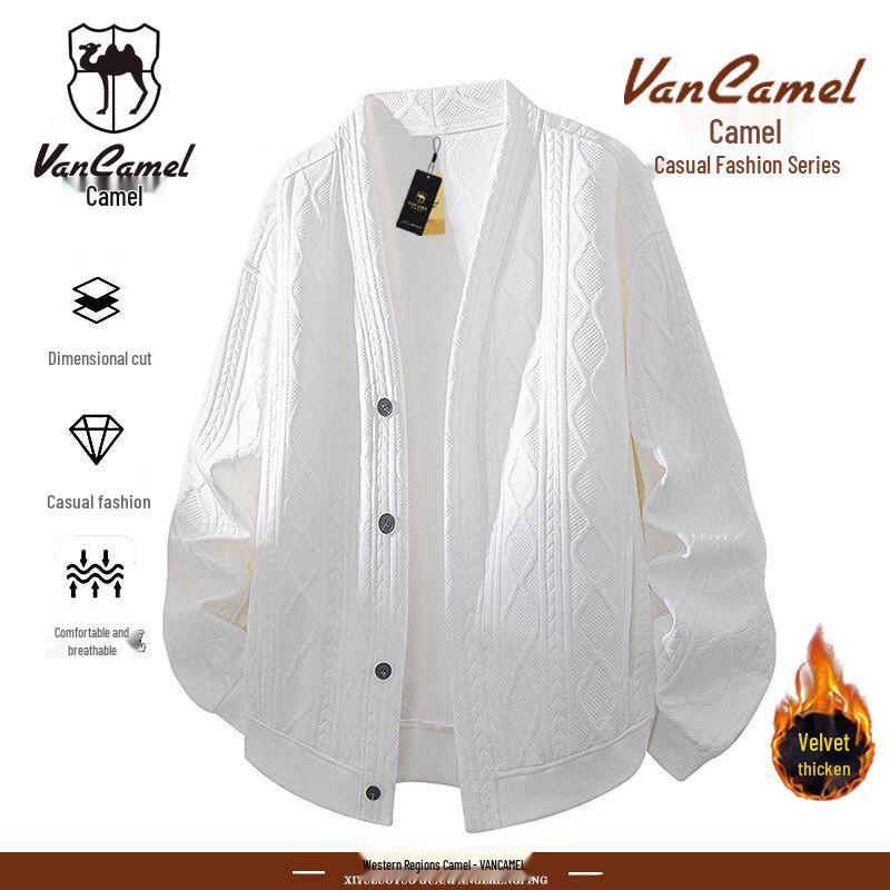 

Чоловічий кардиган-светр VANCAMEL з флісовою підкладкою 2XL