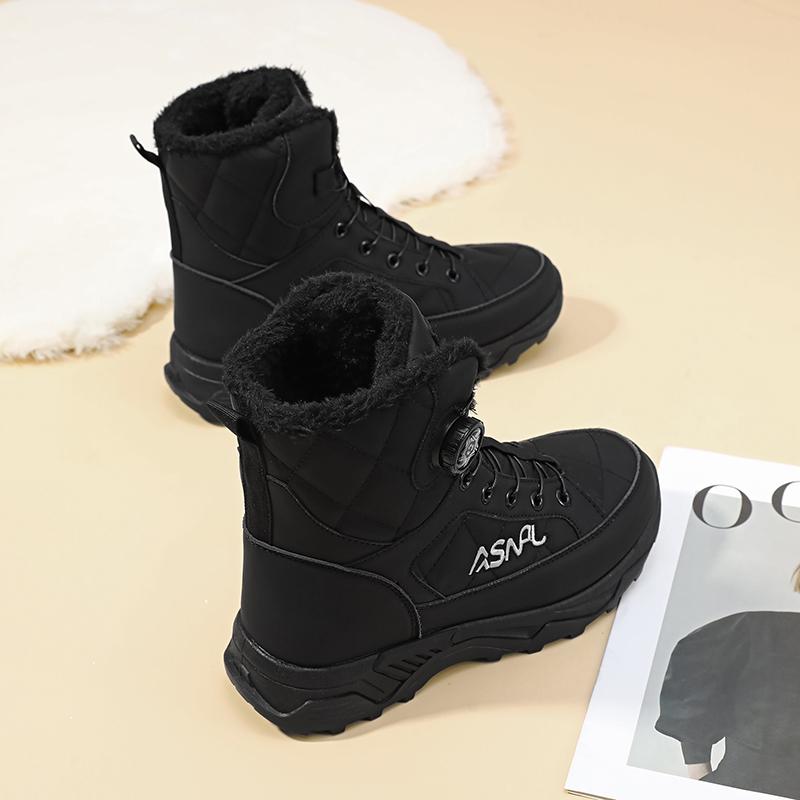 TUINANLE Hochwertige Herren-Schneestiefel Warme Plüsch-Winterschuhe Outdoor-Schneestiefel Damen Rutschfeste Plateau-Schuhe