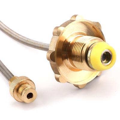 Camping Stove Gas Tank Adapter Camping Gas Burner Stove Butane Gas Adapter Lpg Propane Refill Adapter For Camping Picnic