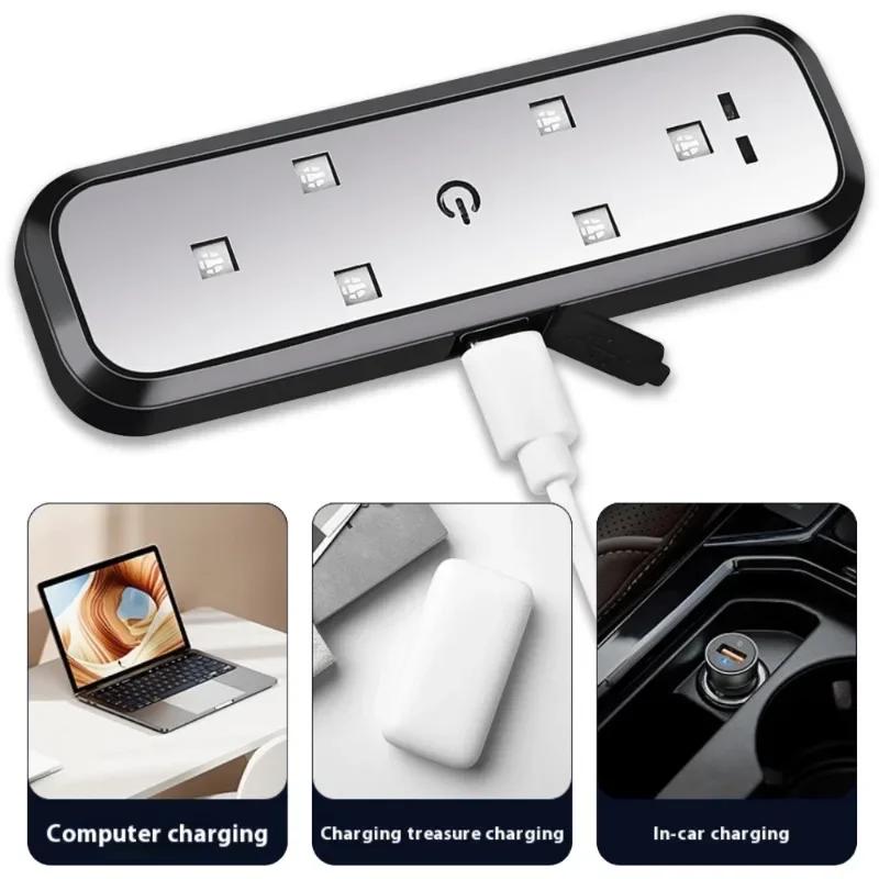 2/1 pz Luci per Portiere Auto Magnetica LED Lampeggiante di Avvertimento Luce di Benvenuto Intellisense Apertura Porta Lampeggio Rapido Lampada Segnale Anticollisione