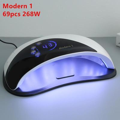 Modern 1 268W Nail Dryer For Nail LED UV Lamp For All Gels 69 Leds UV Lamp for Nail Machine Curing 10s/30s/60s/99s Timer