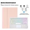 Praktisk, avtakbart trådløst Bluetooth-bakbelyst tastatur med berøringsflatedeksel for Huawei MatePad Pro 11" 2022 TPU-nettbrettdeksel
