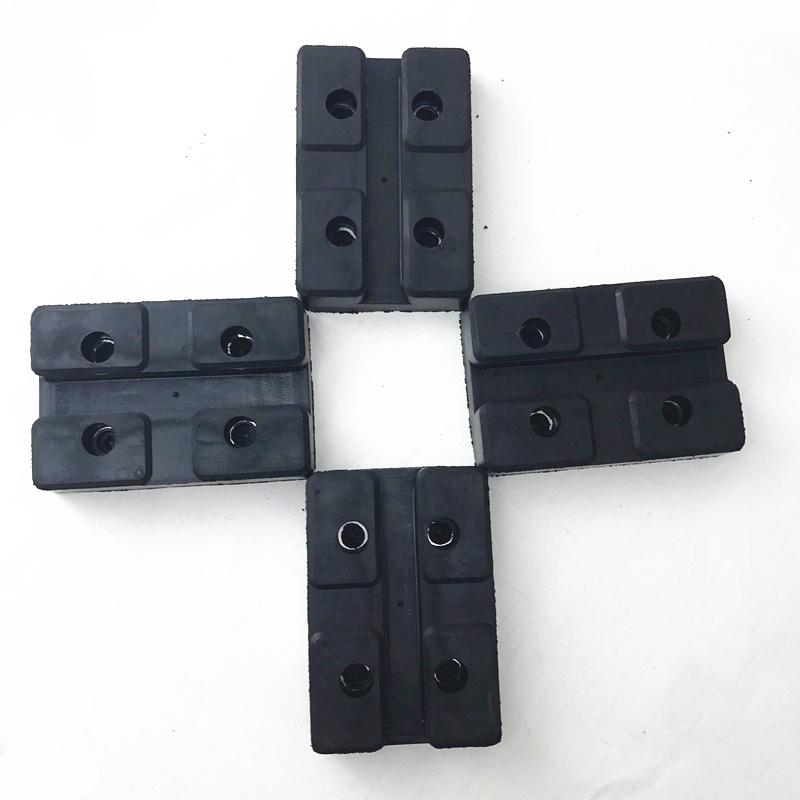 Rectangle Rubber Arm Pad 4pcs Heavy Duty Auto Truck Hoist Lift