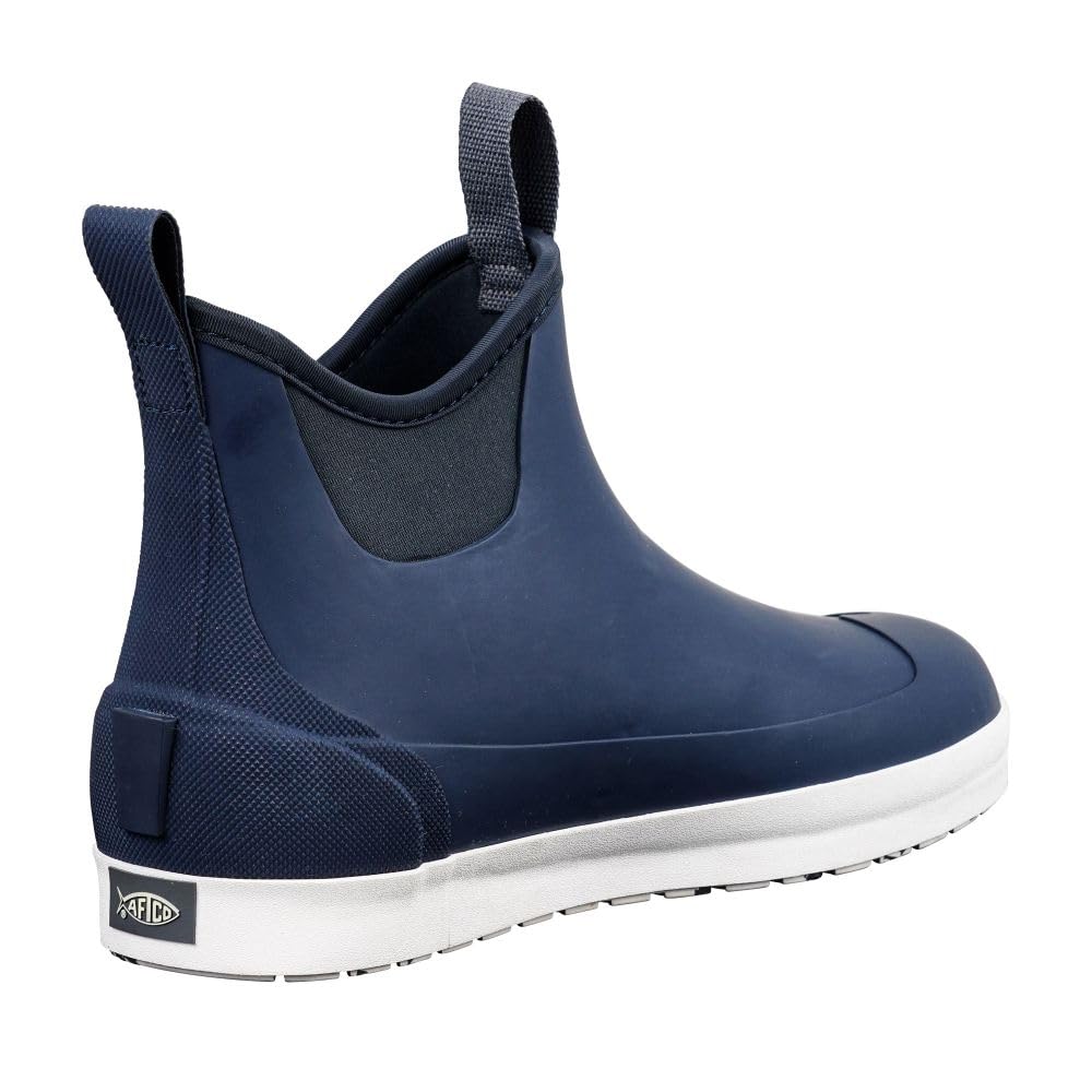 Aftco Ankle Deck Fishing Size Boots, Navy, 25.5-26.0 (AFB100)