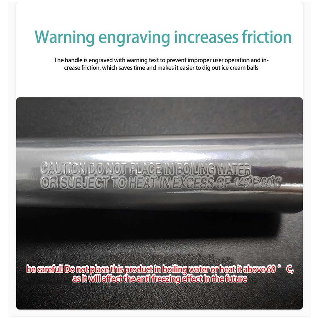 Self Melting Ice Cream Scoop Scoop, Aluminum Alloy Ice Cream Scoop
