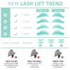 7 Pairs L Curl Silicone Eyelash Perm Pads Sticky Lashes Rod Shield Lifting 3D Eyelash Curler Accessories Makeup Tool