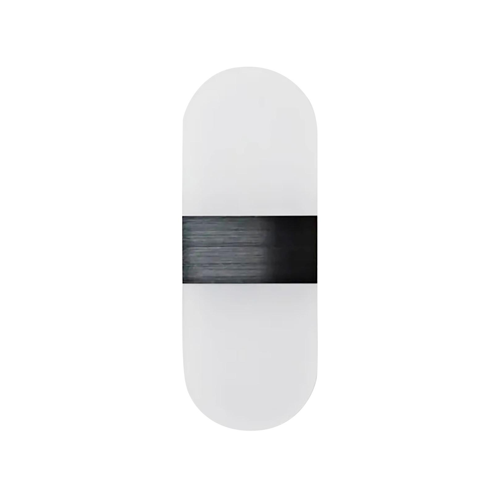 

LED Wall Light for Bedroom Bedside Modern Design Oval Shape with Rounded Corners and Integrated Light Source Suitable for Indoor Use