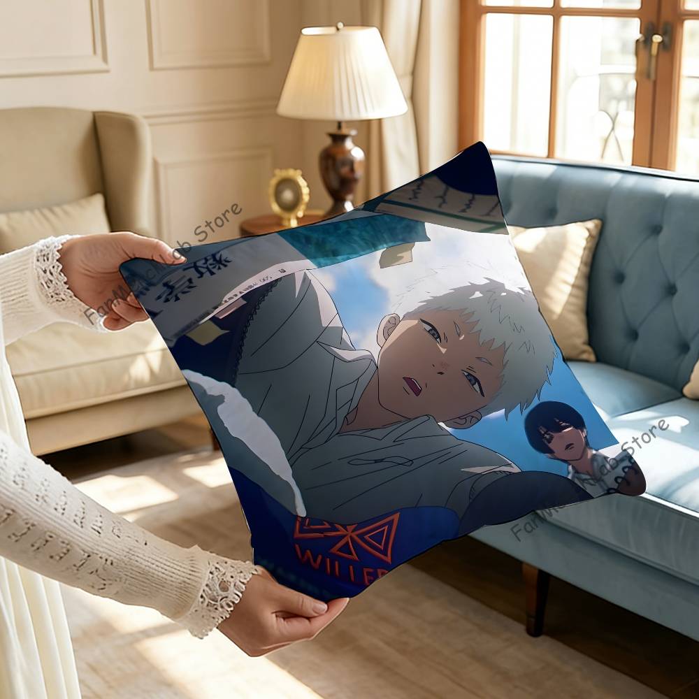 The SSummer HHikaru Died Pillow Case Plush Fabric Soft Pillowcase Double Sided Print Sofa Cushion Cover Throw