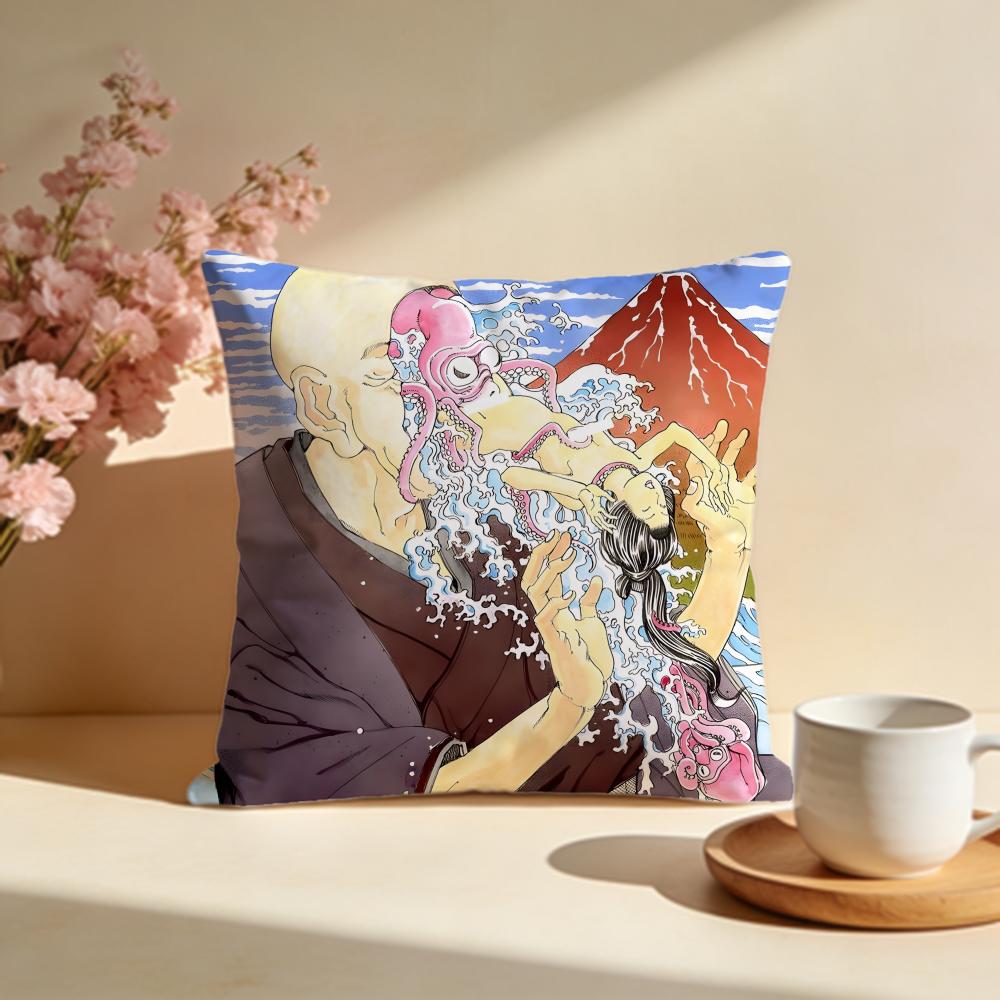 Popular SShintaro Kagoing Cushion Cover Stylish Washable Pillow Cover Ideal for Couch Bedroom Car Decoration