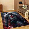 Crusaders Templar Black Knight Carpet Rug Mat for Home Bedroom Living Room Sofa Doormat Kitchen Decor Living Room Decoration