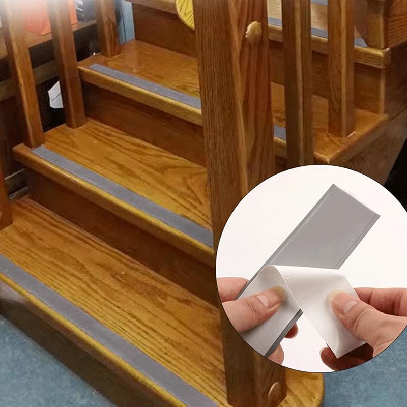 100 cm selbstklebende Anti-Rutsch-Treppenstreifen PVC-Stufenstreifen Treppenaufkleber Treppenstufenschutz Teppich Bodendichtungsstreifen