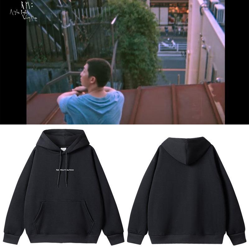 

BTS RM Кім Намджун Стиль Kpop Жіночий Світшот Худі M