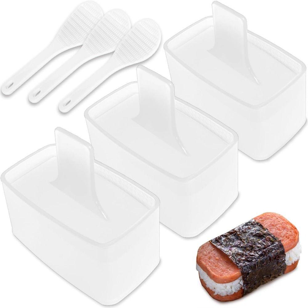 3Pcs Colorful Japanese Cuisine Onigiri Mold DIY Mini Sushi Maker Kit  Kitchen Utensil