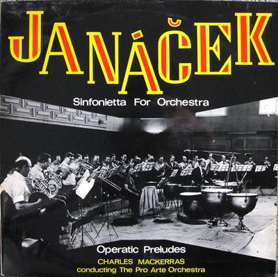 LP Record LEOŠ JANÁČEK : SIR CHARLES MACKERRA - Janáček - Sinfonietta For Orchestra GSGC14004 Pye Records 1969 UK Classical Used