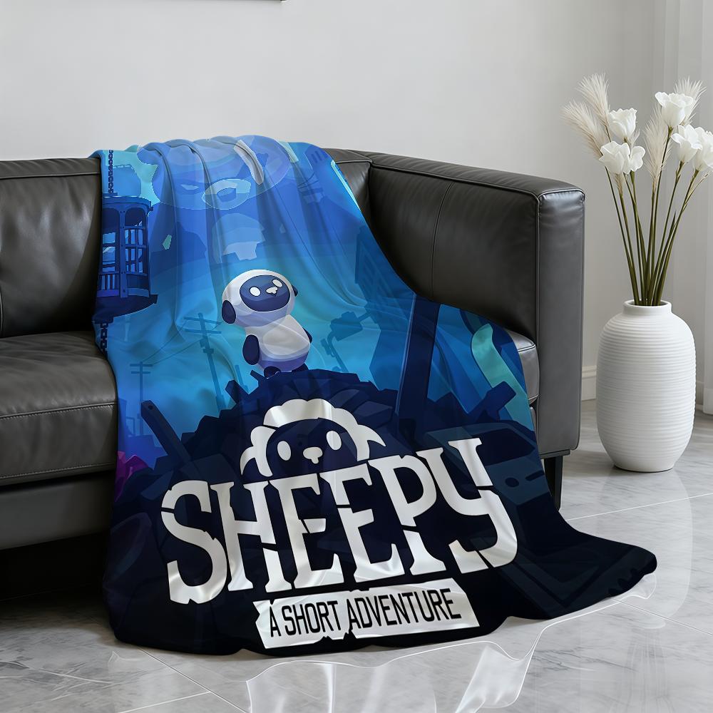 Game S Sheepy Blanket Soft Throw Blanket for Home Bedroom Bed Sofa Picnic Travel Office Rest Cover Blanket Gift