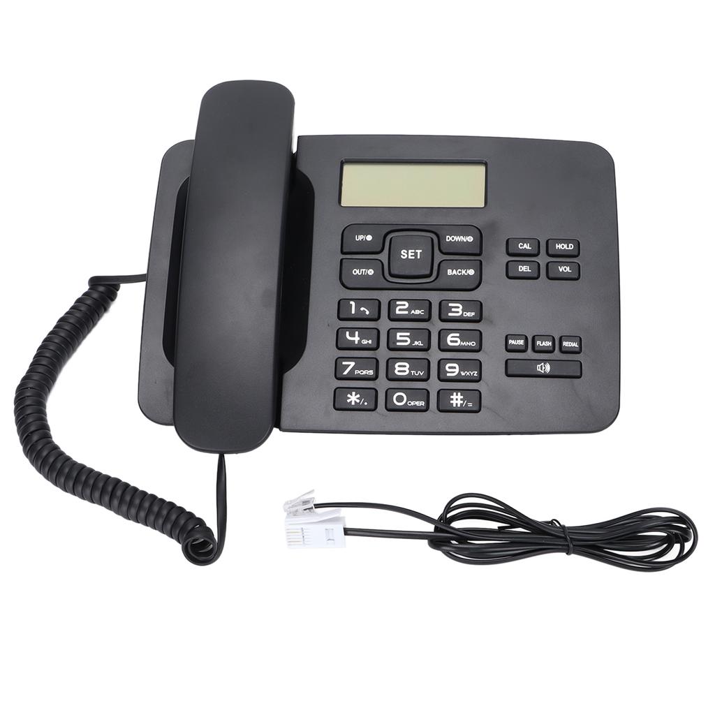 Cheap Corded Telephone Caller ID Semi Hands Free Adjustable Volume