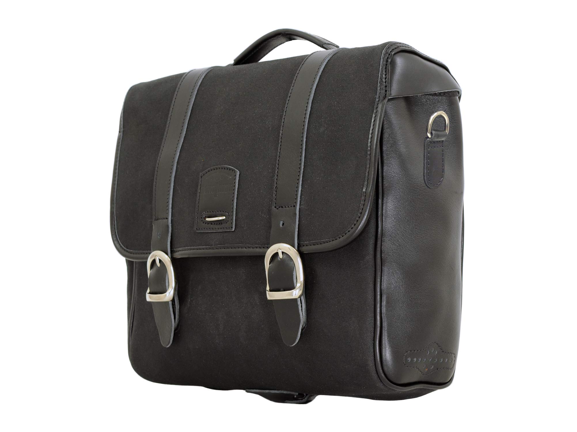 

Сумка-седло LONGRIDE Heritage с клапаном сверху, черная CUS131WBLA (12.5л)