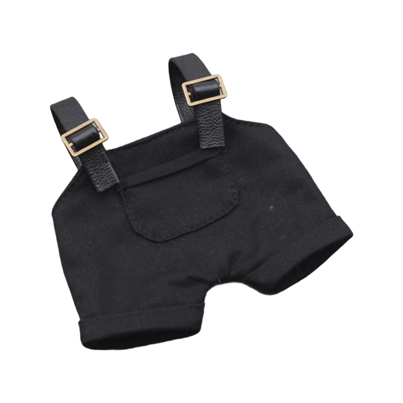 

17Cm Cotton Doll Pocket Overalls For Labubu Figure Doll Plush Doll Soft Fabric Display Dressingup Accessories Outfit