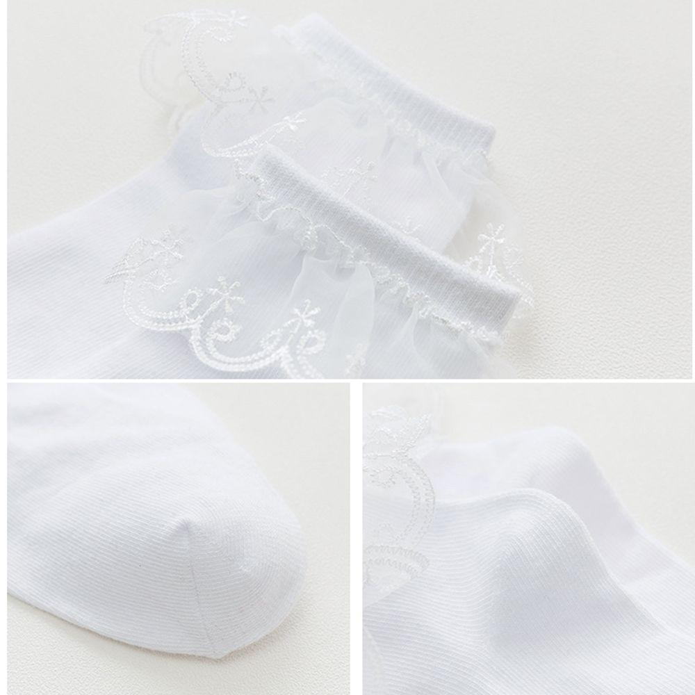 Sweet Retro Girls Women Ruffle Lace Frilly Ankle Socks Short Socks Princess Socks