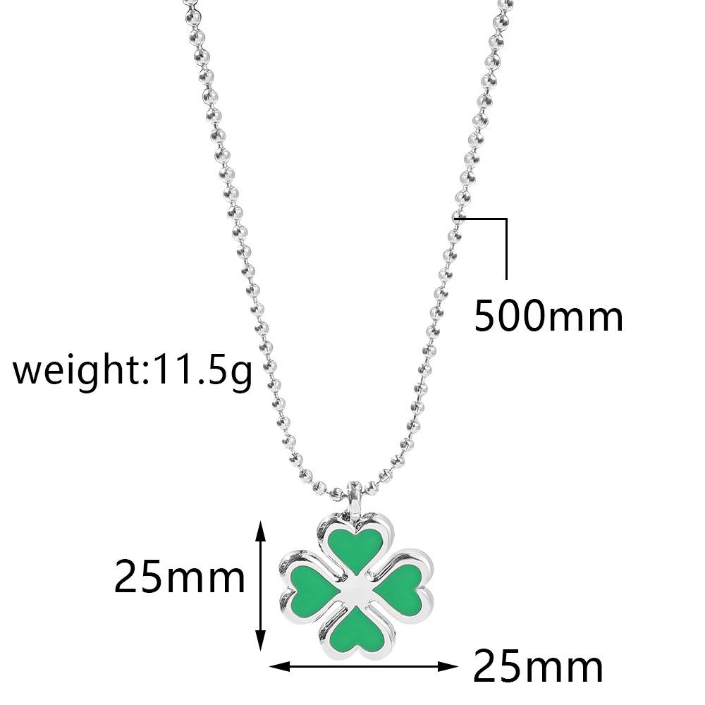 Tokyo Revengers Hinata Tachibana Four Leaf Clover Necklace Anime Accessory Delicate Pendant Chain