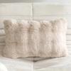 Winter Imitation Rabbit Hair Bubble Plush Throw Pillow Case Bedroom Living Room Sofa Soft Comfortable Pillow Sleeve Hand Warmer