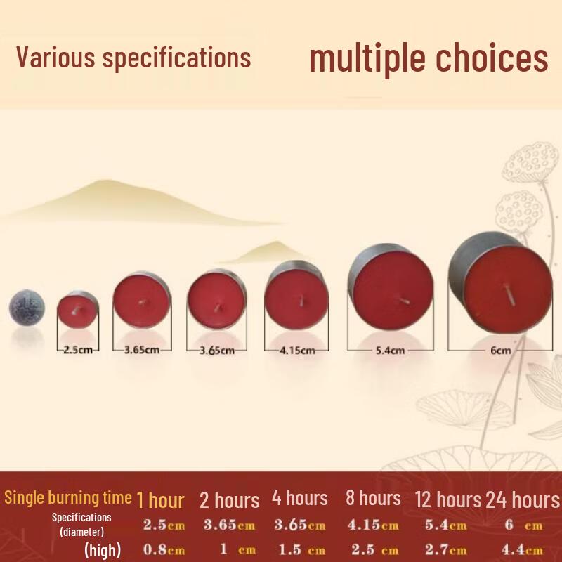 Хандун Красный 24-часовые алюминиевые масляные лампы