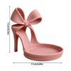 Jewelry Display Stand High Heel Shoe Shaped Storage Tray for Necklace Earrings Modern Tabletop Decoration