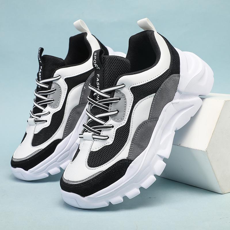 

Весенняя мужская обувь, кроссовки, новая спортивная обувь с высоким берцем, мужская трендовая маленькая белая обувь с джокером, дышащая обувь для отдыха, бега, тенниса, Zapatillas 35