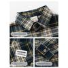 Kids Cotton Shirt Spring and Autumn Boys' Brushed Plaid Long Sleeve Shirt Baby Lapel Casual Tops Children's Clothing