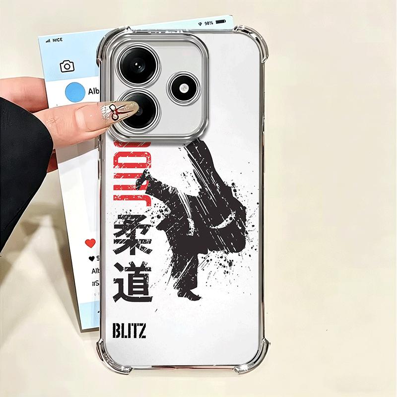 

Чехол для телефона с бразильским покрытием Judo Jiu Jitsu BJJ для Xiaomi Poco X5 X6 X7 X8 Pro Max F8 Ultra F7 M8 M7 M5S Redmi 15C 15 14C 13C 1 Xiaomi Poco M5S
