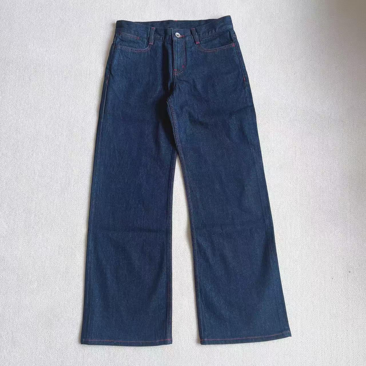 

Red Stitch Straight Leg Raw Denim Jeans TEA 01 XS