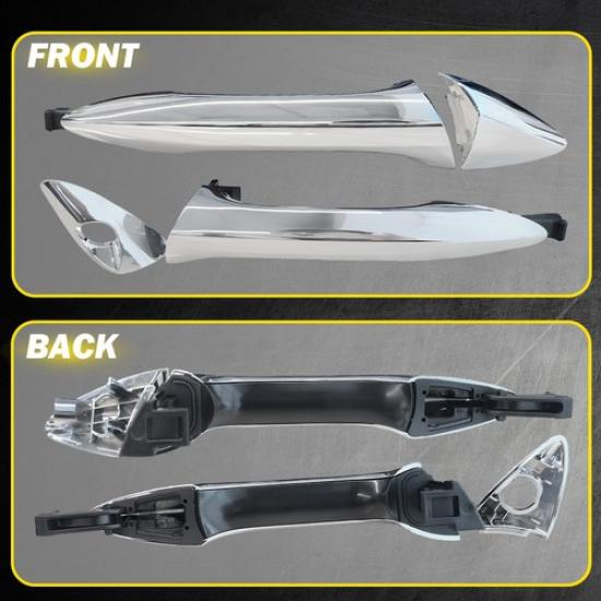 Front Driver & Passenger Side Exterior Door Handle For 2011-2016 Hyundai Elantra