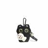 Cute Fish Black Cat Plush Doll Keychain Strawberry Wings Doll Bag Pendant Bib Car Key Ring Gifts School Bag Decoration