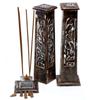 Incense Holder Tower Tapered Washed Mango Wood
