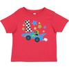 Inktastic Happy 1st Birthday Blue Racing Car Baby T-Shirt Birthdays First One